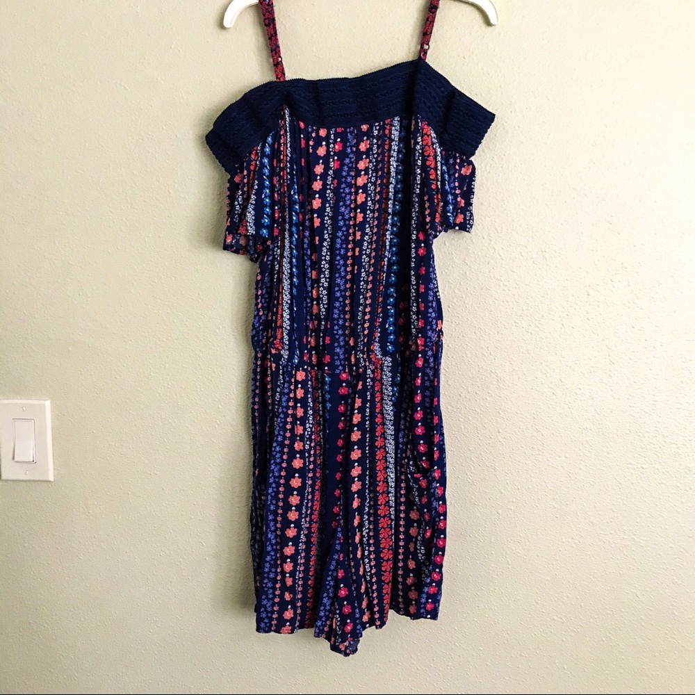 No Boundaries Patterned Romper